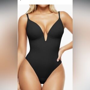 Elegant Black Shapewear Bodysuit